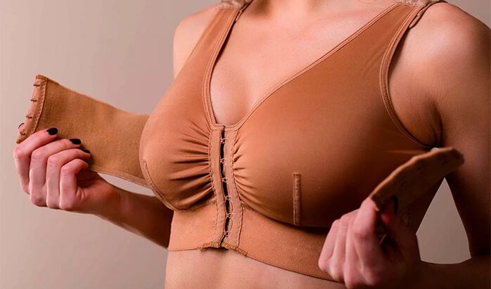 compression bra after breast augmentation surgery