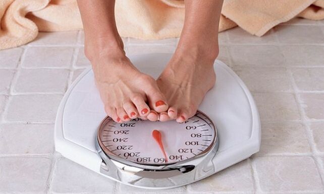 weight change as a negative effect in the form of the chest