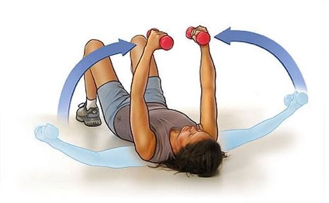 dumbbell exercises for breast enlargement