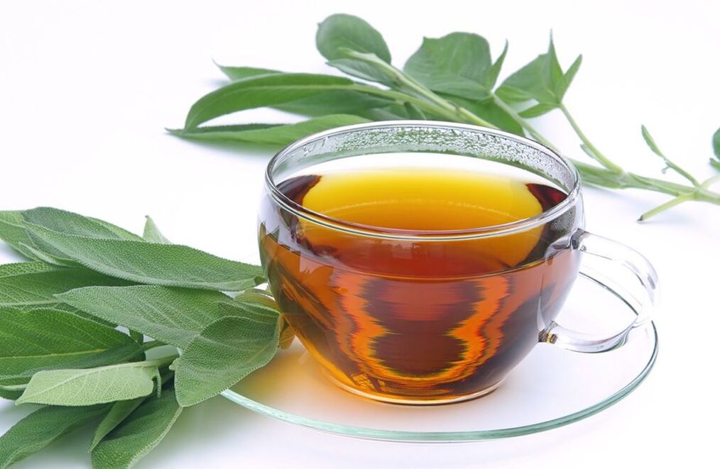 sage tea to enlarge breasts